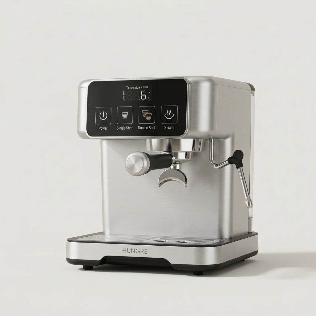 Espresso Mini in Brushed steel
