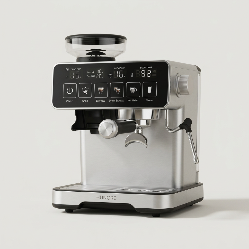 Espresso One in Brushed steel